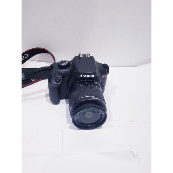 Canon EOS Rebel T100 18 MP Digital SLR Camera Bundle With Lens - Works - Picture 3 of 15